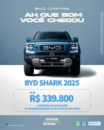 BYD SHARK 1.5 TURBO PHEV GS AWD AUTOMÁTICO BYD SHARK 1.5 TURBO PHEV GS AWD AUTOMÁTICO