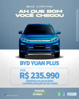 BYD YUAN PLUS 60,8 KW ELÉTRICO