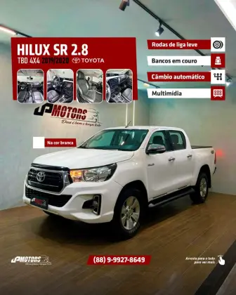 TOYOTA HILUX 2.8 SR 4X4 CD 16V DIESEL 4P AUTOMÁTICO