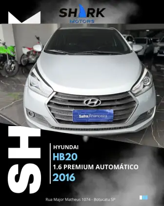 HYUNDAI HB20 1.6 PREMIUM 16V FLEX 4P AUTOMÁTICO