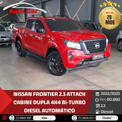 NISSAN FRONTIER 2.3 16V TURBO DIESEL ATTACK CD 4X4 AUTOMÁTICO
