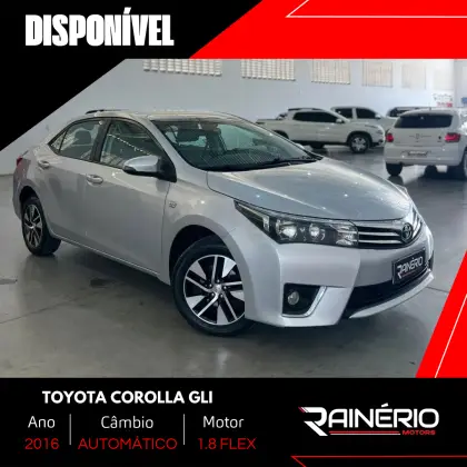 TOYOTA COROLLA 1.8 GLI 16V FLEX 4P MANUAL TOYOTA COROLLA 1.8 GLI 16V FLEX 4P MANUAL