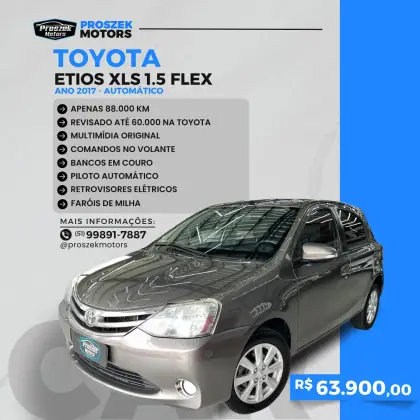 TOYOTA ETIOS 1.5 XLS 16V FLEX 4P AUTOMÁTICO