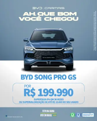 BYD SONG PRO 1.5 DM-I HÍBRIDO GS AUTOMÁTICO BYD SONG PRO 1.5 DM-I HÍBRIDO GS AUTOMÁTICO