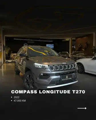 JEEP COMPASS 1.3 T270 TURBO FLEX LONGITUDE AT6