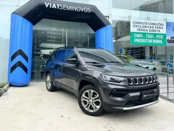 JEEP COMPASS 1.3 T270 TURBO FLEX LONGITUDE AT6