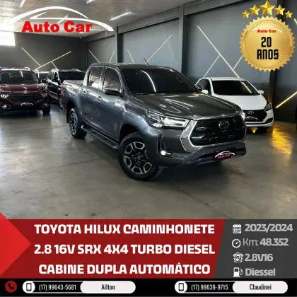 TOYOTA HILUX 2.8 D-4D TURBO DIESEL CD SRX 4X4 AUTOMÁTICO