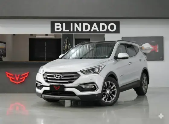 HYUNDAI SANTA FÉ 3.3 MPFI 4X4 7 LUGARES V6 270CV GASOLINA 4P AUTOMÁTICO HYUNDAI SANTA FÉ 3.3 MPFI 4X4 7 LUGARES V6 270CV GASOLINA 4P AUTOMÁTICO