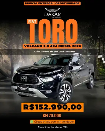 FIAT TORO 2.0 16V TURBO DIESEL VOLCANO 4WD AT9