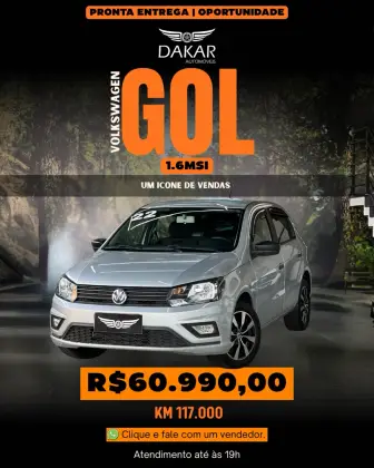 VOLKSWAGEN GOL 1.6 MSI TOTALFLEX 4P MANUAL