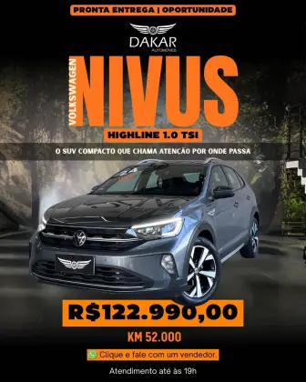 VOLKSWAGEN NIVUS 1.0 200 TSI TOTAL FLEX HIGHLINE AUTOMÁTICO