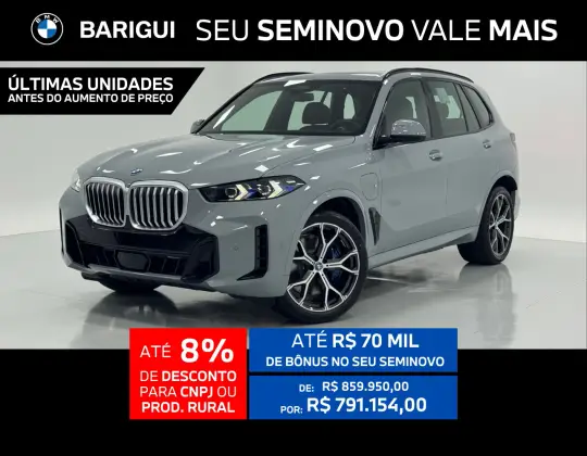 BMW X5 3.0 I6 TURBO HÍBRIDO XDRIVE50E M SPORT AUTOMÁTICO