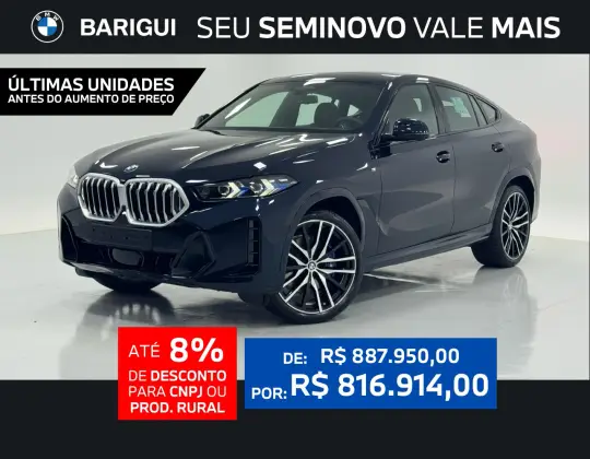 BMW X6 3.0 TWINPOWER GASOLINA XDRIVE40I M SPORT AUTOMÁTICO