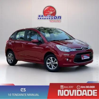 CITROËN C3 1.6 TENDANCE 16V FLEX 4P AUTOMÁTICO