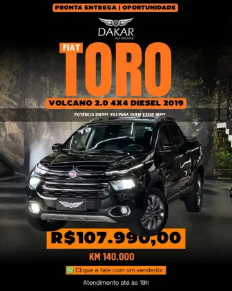 FIAT TORO 2.0 16V TURBO DIESEL VOLCANO 4WD AT9