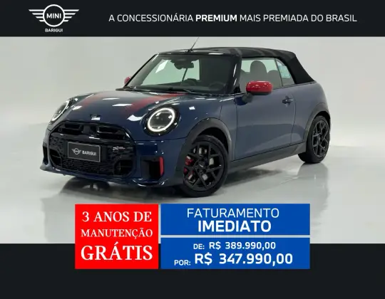 MINI COOPER 2.0 16V TWINPOWER GASOLINA JOHN COOPER WORKS CABRIO STEPTRONIC MINI COOPER 2.0 16V TWINPOWER GASOLINA JOHN COOPER WORKS CABRIO STEPTRONIC