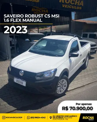 VOLKSWAGEN SAVEIRO 1.6 MSI ROBUST CS 16V FLEX 2P MANUAL