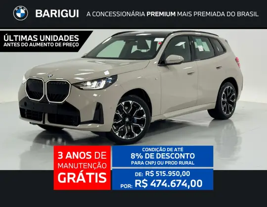 BMW X3 2.0 TWINPOWER MHEV XDRIVE30I M SPORT STEPTRONIC