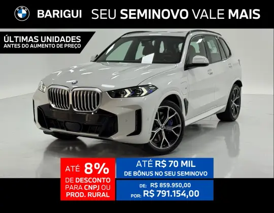 BMW X5 3.0 I6 TURBO HÍBRIDO XDRIVE50E M SPORT AUTOMÁTICO