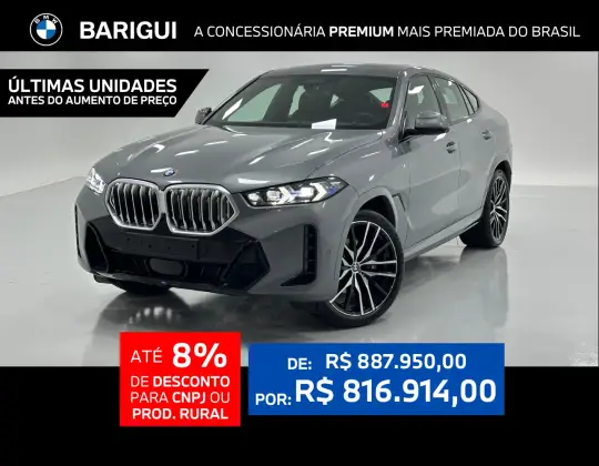 BMW X6 3.0 TWINPOWER GASOLINA XDRIVE40I M SPORT AUTOMÁTICO