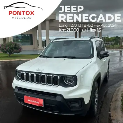 JEEP RENEGADE 1.3 T270 TURBO FLEX LONGITUDE AT6 JEEP RENEGADE 1.3 T270 TURBO FLEX LONGITUDE AT6