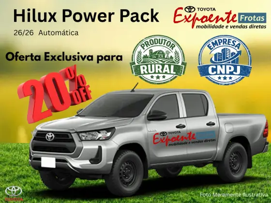 TOYOTA HILUX 2.8 D-4D TURBO DIESEL CD POWER PACK 4X4 AUTOMÁTICO