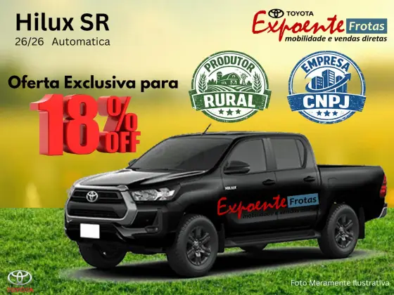 TOYOTA HILUX 2.8 D-4D TURBO DIESEL CD SR 4X4 AUTOMÁTICO
