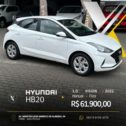 HYUNDAI HB20 1.0 12V FLEX VISION MANUAL