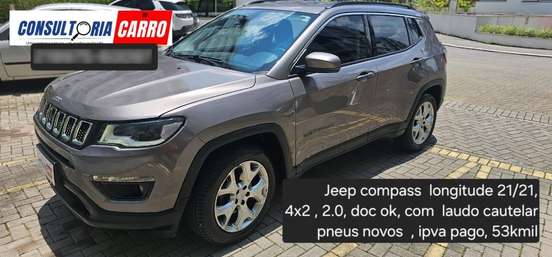 JEEP-COMPASS-2.0 16V FLEX LONGITUDE AUTOMÁTICO JEEP-COMPASS-2021