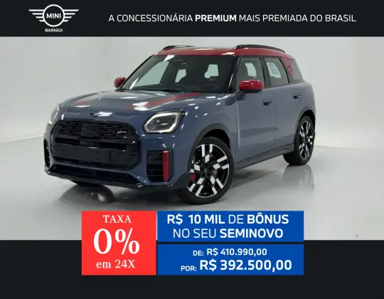 MINI COUNTRYMAN 2.0 16V TWINPOWER TURBO GASOLINA JOHN COOPER WORKS ALL4 STEPTRONIC