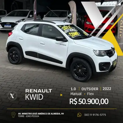 RENAULT KWID 1.0 12V SCE FLEX OUTSIDER MANUAL