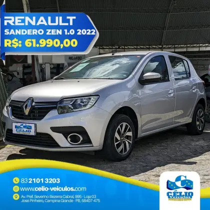 RENAULT SANDERO 1.0 12V SCE FLEX ZEN MANUAL