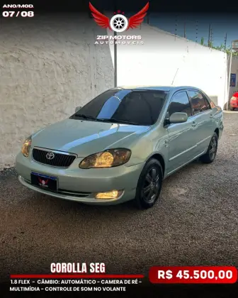 TOYOTA COROLLA 1.8 SE-G 16V FLEX 4P AUTOMÁTICO TOYOTA COROLLA 1.8 SE-G 16V FLEX 4P AUTOMÁTICO