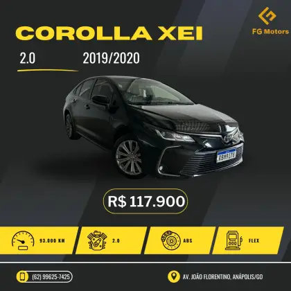 TOYOTA COROLLA 2.0 VVT-IE FLEX XEI DIRECT SHIFT