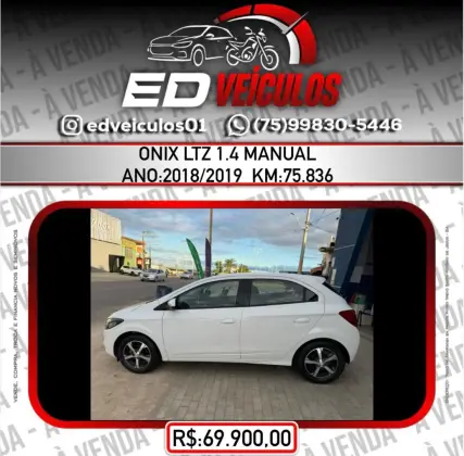 CHEVROLET ONIX 1.4 MPFI LTZ 8V FLEX 4P MANUAL