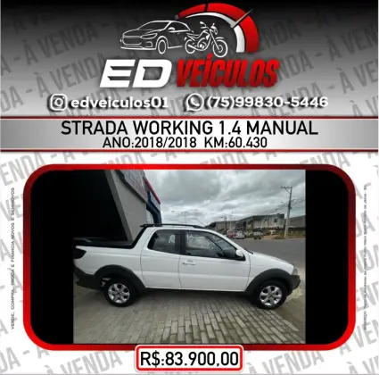 FIAT STRADA 1.4 MPI HARD WORKING CD 8V FLEX 3P MANUAL