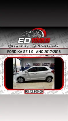 FORD KA 1.0 TI-VCT FLEX SE MANUAL FORD KA 1.0 TI-VCT FLEX SE MANUAL