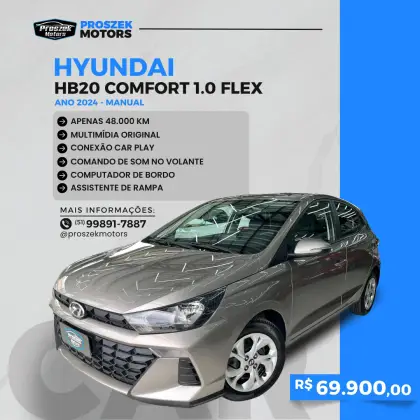 HYUNDAI HB20 1.0 12V FLEX COMFORT MANUAL