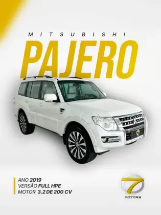 MITSUBISHI PAJERO 3.2 HPE 4X4 7 LUGARES 16V TURBO INTERCOOLER DIESEL 4P AUTOMÁTICO