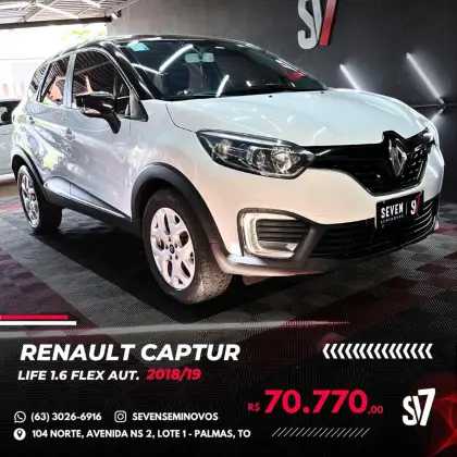 RENAULT CAPTUR 1.6 16V SCE FLEX LIFE X-TRONIC