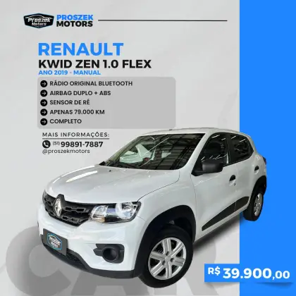 RENAULT KWID 1.0 12V SCE FLEX ZEN MANUAL