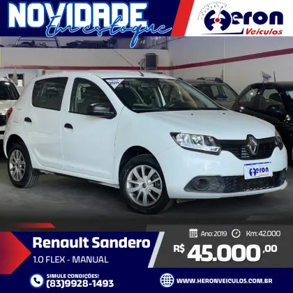 RENAULT SANDERO 1.0 12V SCE FLEX AUTHENTIQUE MANUAL RENAULT SANDERO 1.0 12V SCE FLEX AUTHENTIQUE MANUAL