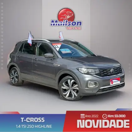 VOLKSWAGEN T-CROSS 1.4 250 TSI TOTAL FLEX HIGHLINE AUTOMÁTICO