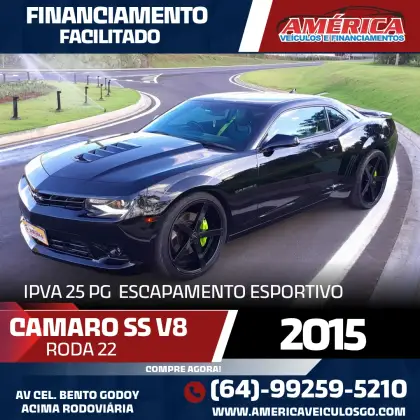 CHEVROLET CAMARO 6.2 V8 GASOLINA SS AUTOMÁTICO