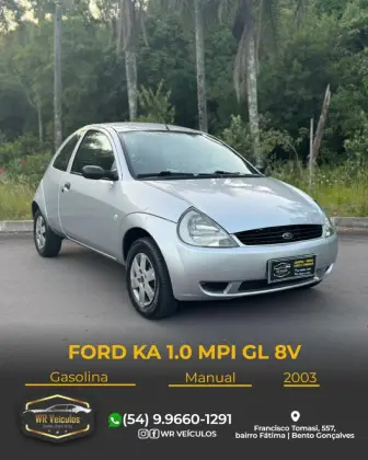 FORD KA 1.0 MPI GL 8V GASOLINA 2P MANUAL