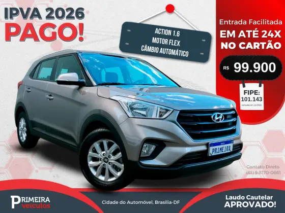 HYUNDAI CRETA 1.0 TGDI FLEX LIMITED AUTOMÁTICO