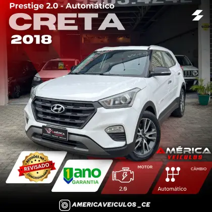 HYUNDAI CRETA 2.0 16V FLEX PRESTIGE AUTOMÁTICO HYUNDAI CRETA 2.0 16V FLEX PRESTIGE AUTOMÁTICO