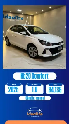 HYUNDAI HB20 1.0 12V FLEX COMFORT PLUS MANUAL