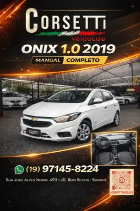 CHEVROLET ONIX 1.0 MPFI JOY 8V FLEX 4P MANUAL