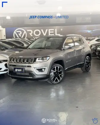 JEEP COMPASS 2.0 16V FLEX LIMITED AUTOMÁTICO JEEP COMPASS 2.0 16V FLEX LIMITED AUTOMÁTICO